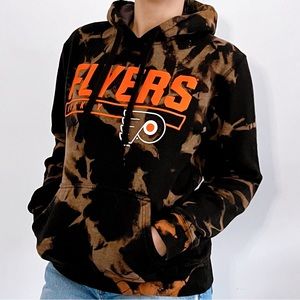 Philadelphia Flyers Bleach Dyed Sweatshirt